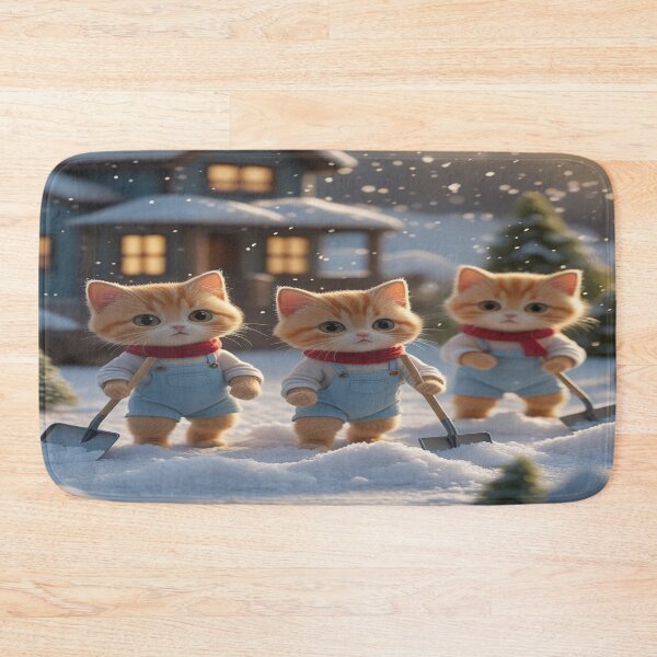 Item preview, Cats and ice designed and sold by saly55887.
