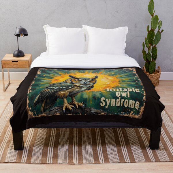 Item preview, Owl Be Grumpy - Irritable Owl Syndrome #4 designed and sold by Wordsmith-Cafe.