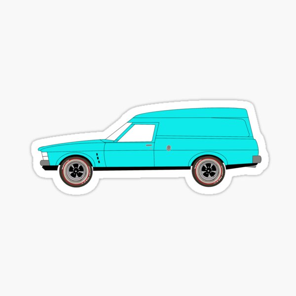 Item preview, Holden Sandman Panel Van - Aquarius - Blue designed and sold by Naked Drop.