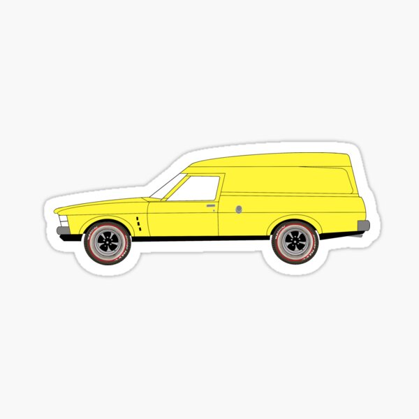 Item preview, Holden Sandman Panel Van - Yellow designed and sold by Naked Drop.