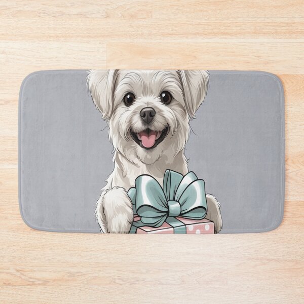 Item preview, The dog and the gift designed and sold by saly55887.