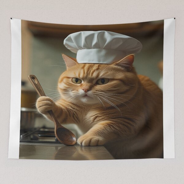 Item preview, Cook cat designed and sold by saly55887.