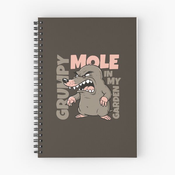 Item preview, Grumpy Mole In My Garden Cartoon designed and sold by KiwiRider.