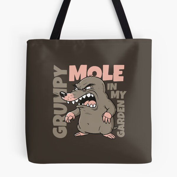 Item preview, Grumpy Mole In My Garden Cartoon designed and sold by KiwiRider.