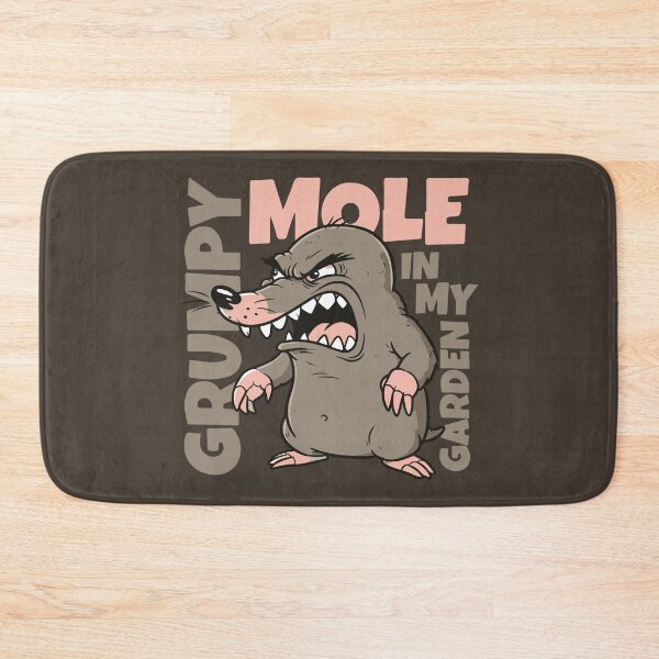 Item preview, Grumpy Mole In My Garden Cartoon designed and sold by KiwiRider.