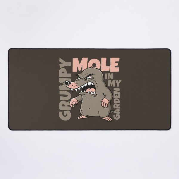 Item preview, Grumpy Mole In My Garden Cartoon designed and sold by KiwiRider.