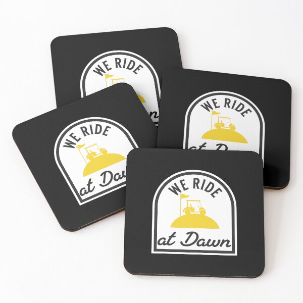 Item preview, We Ride at Dawn - Golf Cart designed and sold by dudelinart.