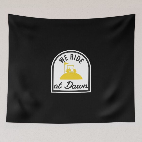 Item preview, We Ride at Dawn - Golf Cart designed and sold by dudelinart.