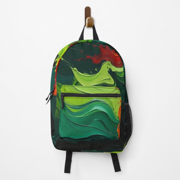 Item preview, Green and red watercolor pattern designed and sold by saly55887.