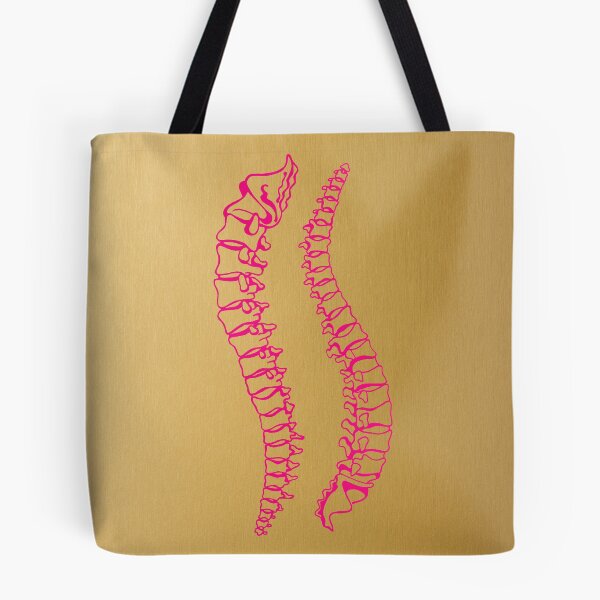 Item preview, Pink Vertebrae on Gold designed and sold by Cat Coquillette.
