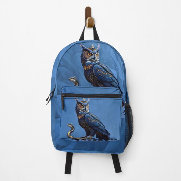Item preview, Kings of the skies and land, the majestic owl and the serpen designed and sold by nicky2342.