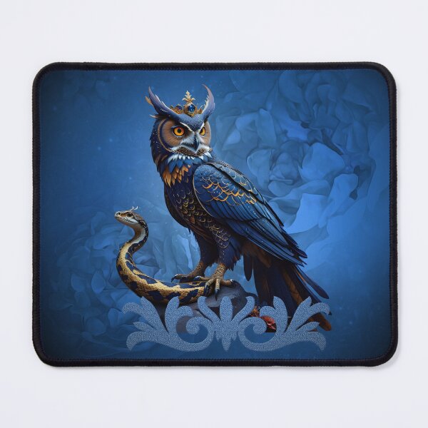 Item preview, Kings of the skies and land, the majestic owl and the serpen designed and sold by nicky2342.