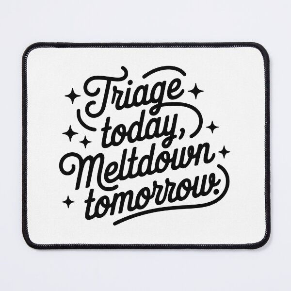 Item preview, Nurse Navigator: Triage Today, Meltdown Tomorrow designed and sold by CuteDesignables.