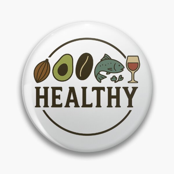 Item preview, Eat Little Feel Full – Healthy Vintage Design designed and sold by LushRetroBloom.