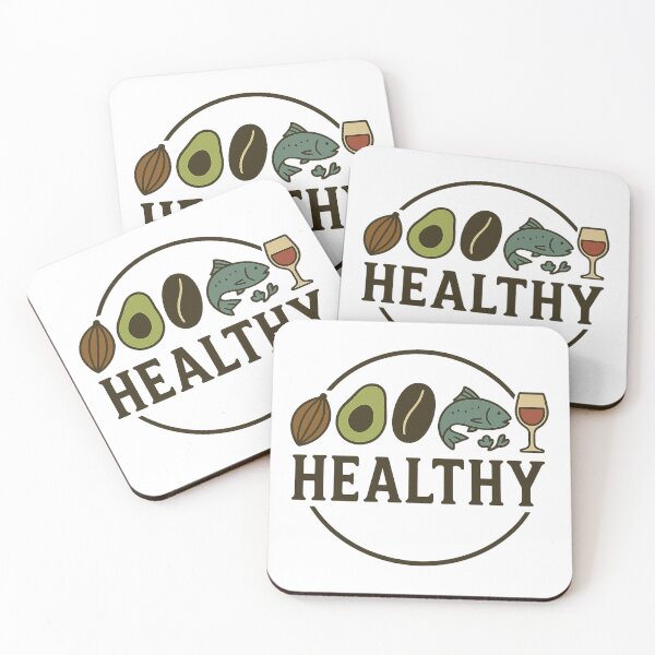 Item preview, Eat Little Feel Full – Healthy Vintage Design designed and sold by LushRetroBloom.