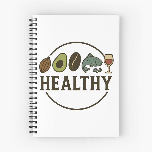 Item preview, Eat Little Feel Full – Healthy Vintage Design designed and sold by LushRetroBloom.