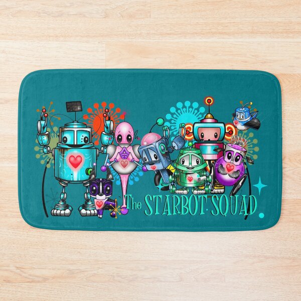 Item preview, The StarBot Squad - The Bleep•Blop Files: mi10 with Flowers designed and sold by MetroINKbooks.
