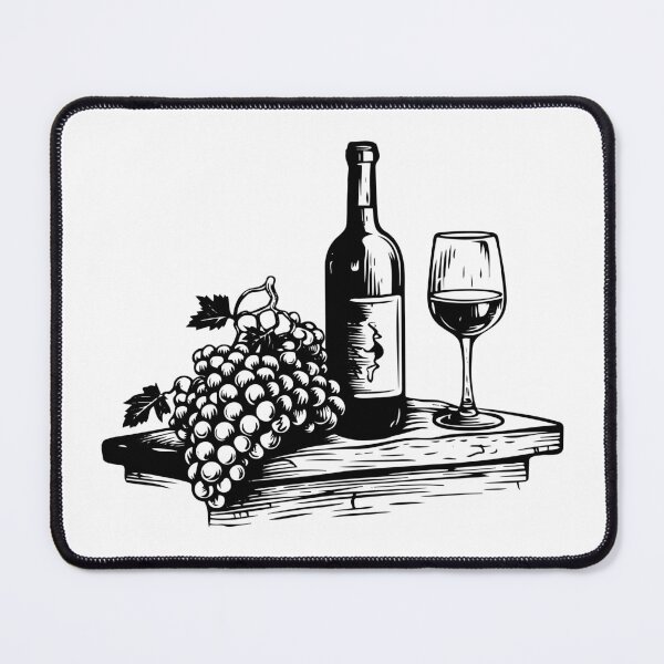 Item preview, Sparkling Wine Bottle Champagne Grape Liquor Pinot Glass designed and sold by inkoutninja.
