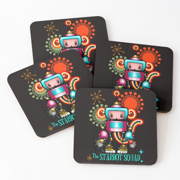 Item preview, The StarBot Squad - The Bleep•Blop Files: Frank with Flowers designed and sold by MetroINKbooks.