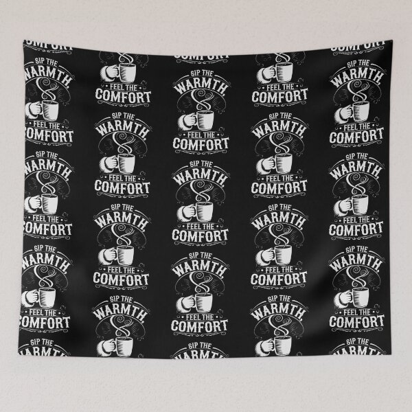 Item preview, Sip the Warmth – Cozy Drink Quote with Winter Vibes designed and sold by Taans-Creation.