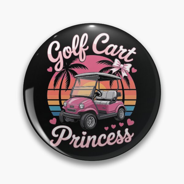 Item preview, Pink Golf Cart Princess - Cute Retro Summer Vibes Design for Girls designed and sold by love3617.