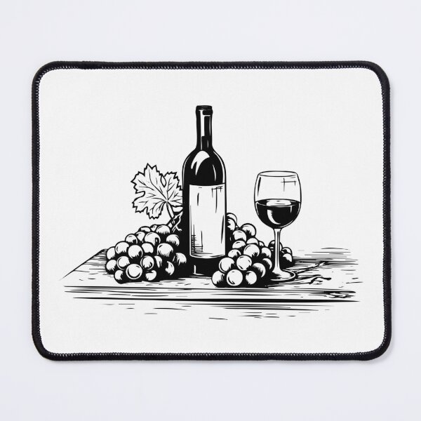 Item preview, Sparkling Wine Bottle Champagne Grape Liquor Pinot Glass designed and sold by inkoutninja.