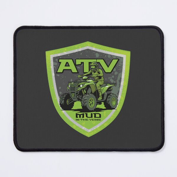 Item preview, ATV Mud In The Veins Shield Design designed and sold by KiwiRider.