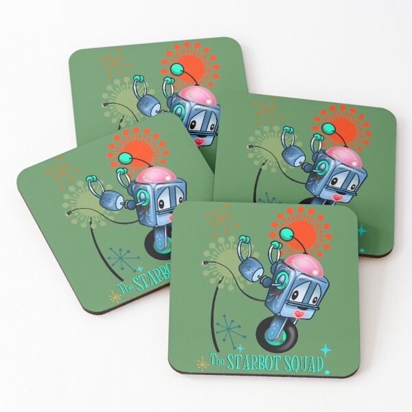 Item preview, The StarBot Squad - The Bleep•Blop Files: Rockit with Flowers designed and sold by MetroINKbooks.