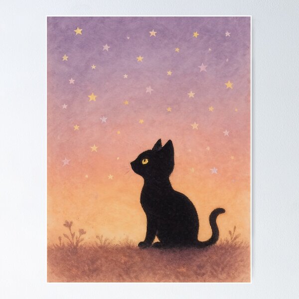 Item preview, Beautiful black cat designed and sold by saly55887.