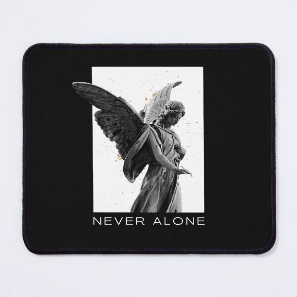 Item preview, Never Alone | Angel - for dark backgrounds designed and sold by Wild Sacred Soul.