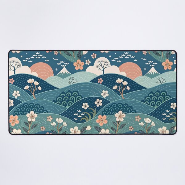 Item preview, Blue Peaceful landscape designed and sold by trendspatterns.