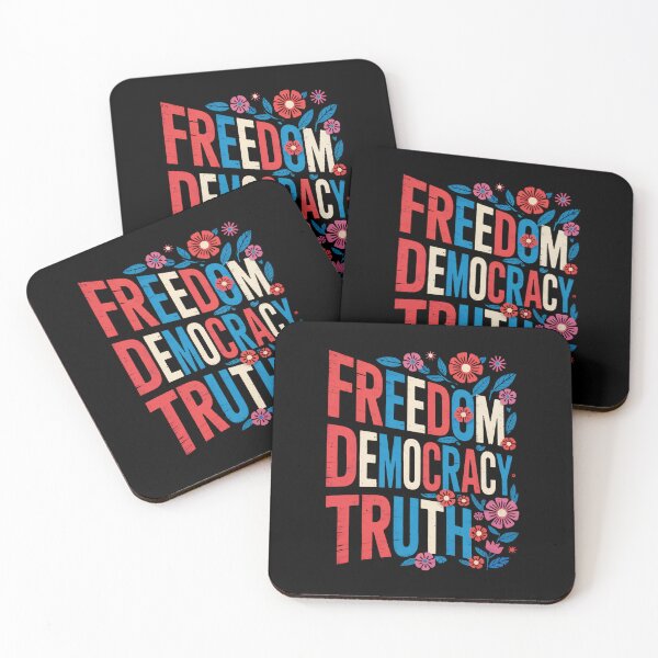 Item preview, 4th Of July Freedom Democracy Truth designed and sold by BakeryDozen.