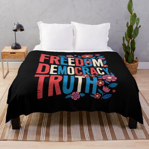 Item preview, 4th Of July Freedom Democracy Truth designed and sold by BakeryDozen.