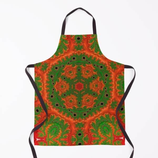 Item preview, Orange and Green Kaleidoscope designed and sold by Yolanda Caporn Art.
