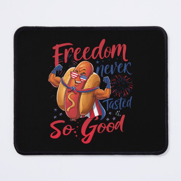 Item preview, 4th of July Hotdog Funny Freedom Never Tasted So Good designed and sold by BakeryDozen.