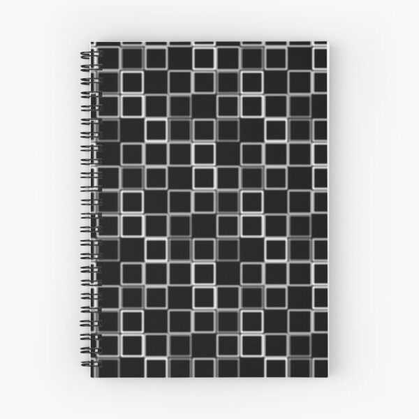 Item preview, Black and White Pixel Grid – Modern Monochrome Tile Pattern designed and sold by larissa-myrie.