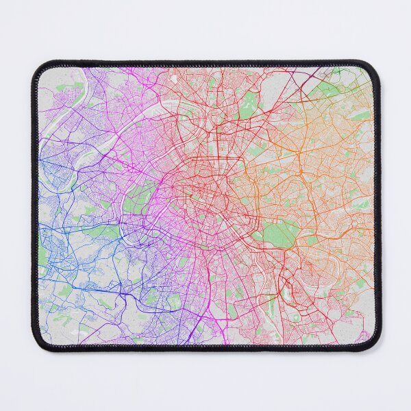 Item preview, Mapa de la ciudad de París de Francia - Colorido designed and sold by deMAP.