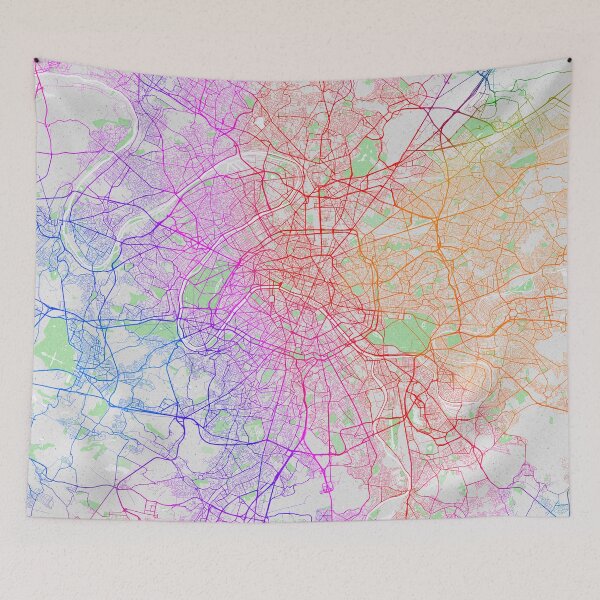 Item preview, Paris City Map of France - Colorful designed and sold by deMAP.