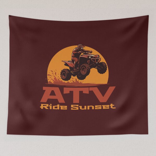 Item preview, ATV Ride Sunset Off-Road Adventure designed and sold by KiwiRider.