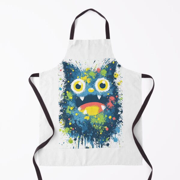 Item preview, Shy Forest Monster With Splashy Background designed and sold by Piotrek0001.