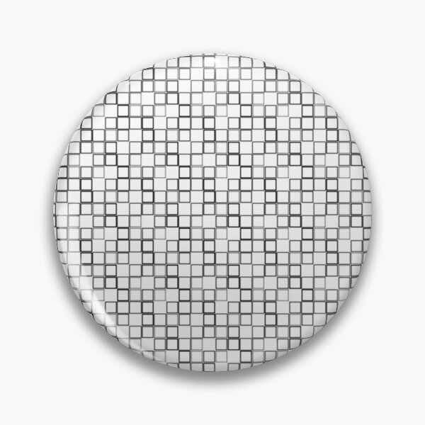Item preview, White Pixel Grid Pattern – Minimalist Monochrome Tile Design designed and sold by larissa-myrie.