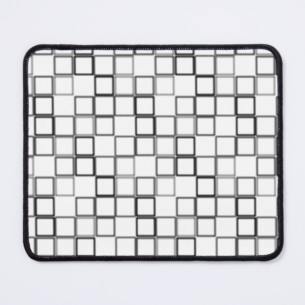 Item preview, White Pixel Grid Pattern – Minimalist Monochrome Tile Design designed and sold by larissa-myrie.