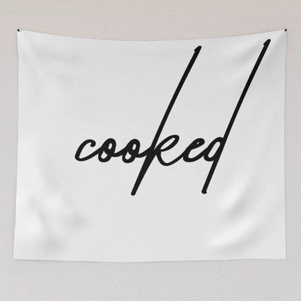 Item preview, Sarcastic Cooked Mental State Typography Design designed and sold by ReggieDior.