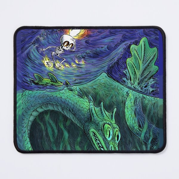 Item preview, Scary Bones finds Millie with the Lake Monster's help designed and sold by Andy Hook.