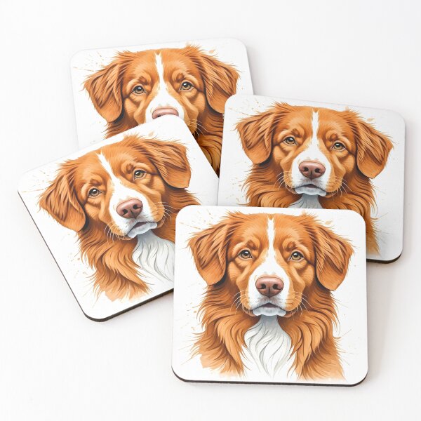 Item preview, Nova Scotia Duck Tolling Retriever – Digital Ink Portrait designed and sold by Typeglyphs.