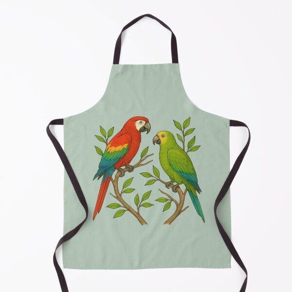 Item preview, Tropical Parrots on Branches designed and sold by Myra365Art.
