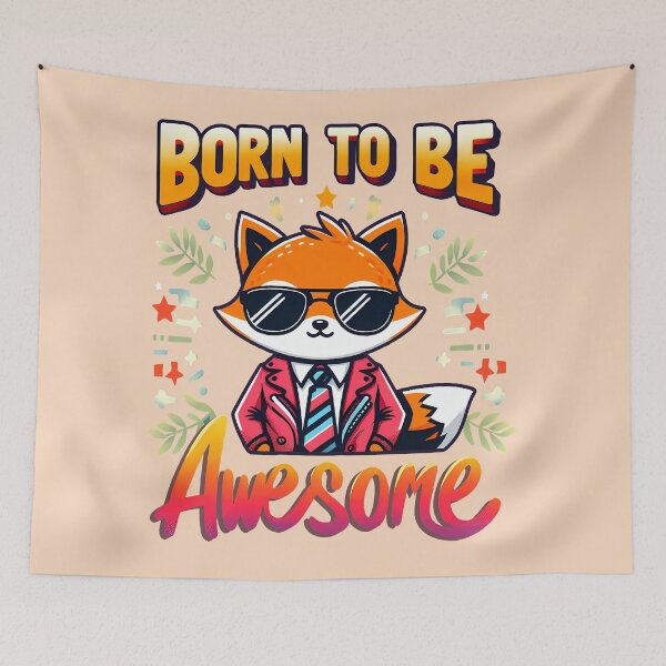 Item preview, Born to Be Awesome, typography designed and sold by maxmaj.