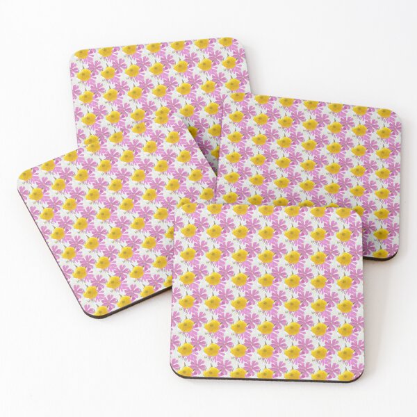 Item preview, Ranúnculos y patrón de campion rosa designed and sold by LittleBettyMakes.