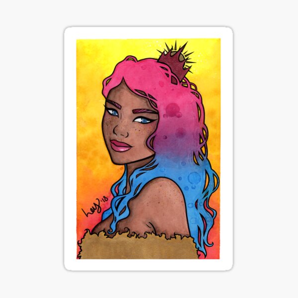 Sun Queen Sticker