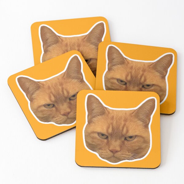 Item preview, Judgy Orange Cat designed and sold by MetichaiTH.